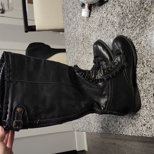 Betsy Johnson Black Boots